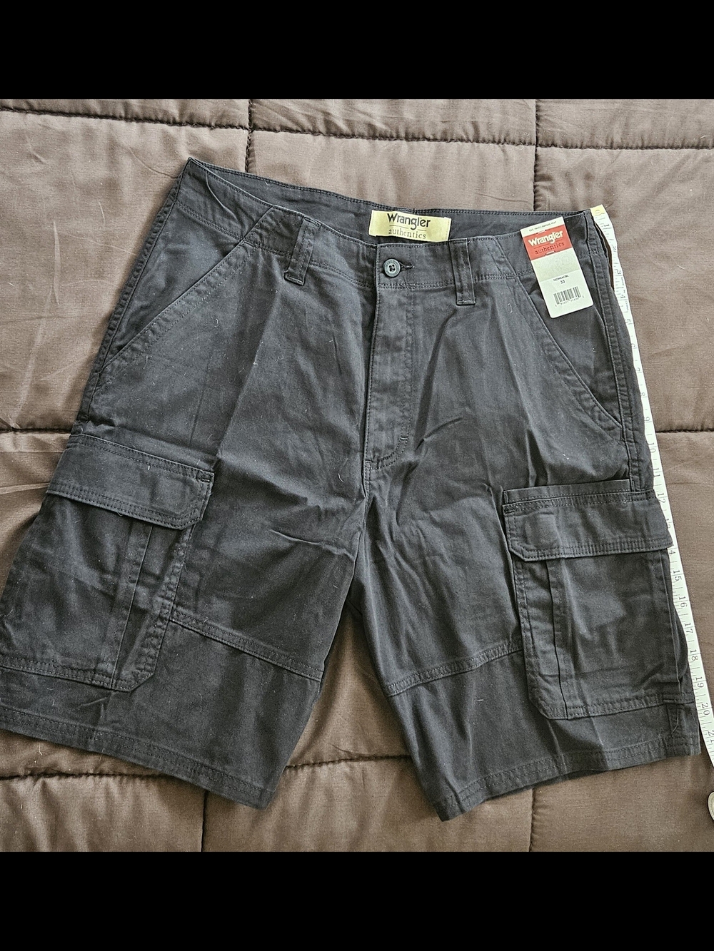Wrangler Men's Charcoal Cargo Shorts